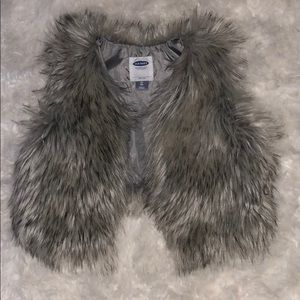 Toddler fur vest
